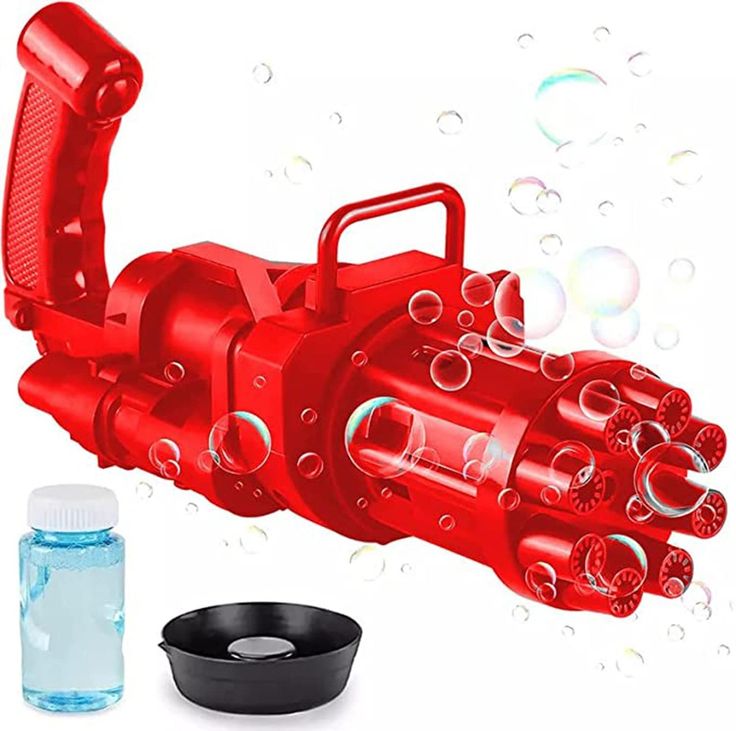 MegaBlast™ Gatling Bubble Gun – 1000+ Bubbles in Seconds!