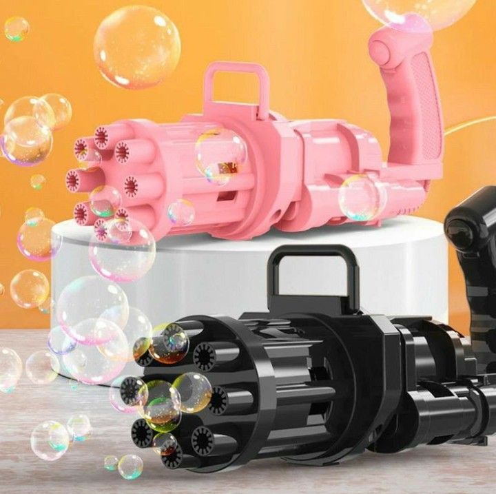 MegaBlast™ Gatling Bubble Gun – 1000+ Bubbles in Seconds!